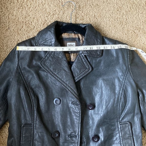 Bod & Christensen Black Leather Jacket Sz S - Picture 7 of 9